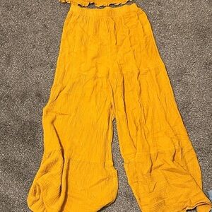 *DONATED* Anthropologie Mustard Wide pants